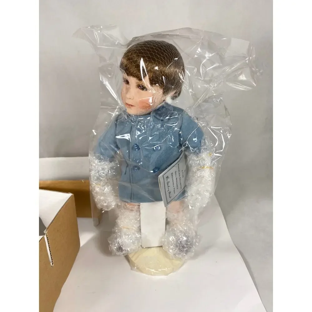 The Danbury Mint, A Farewell Salute, The John-John Porcelain Doll Collection NIB